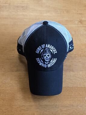 Sons Of Anarchy Black RedWood Original Mesh SnapBack Trucker Adjustable Hat Cap